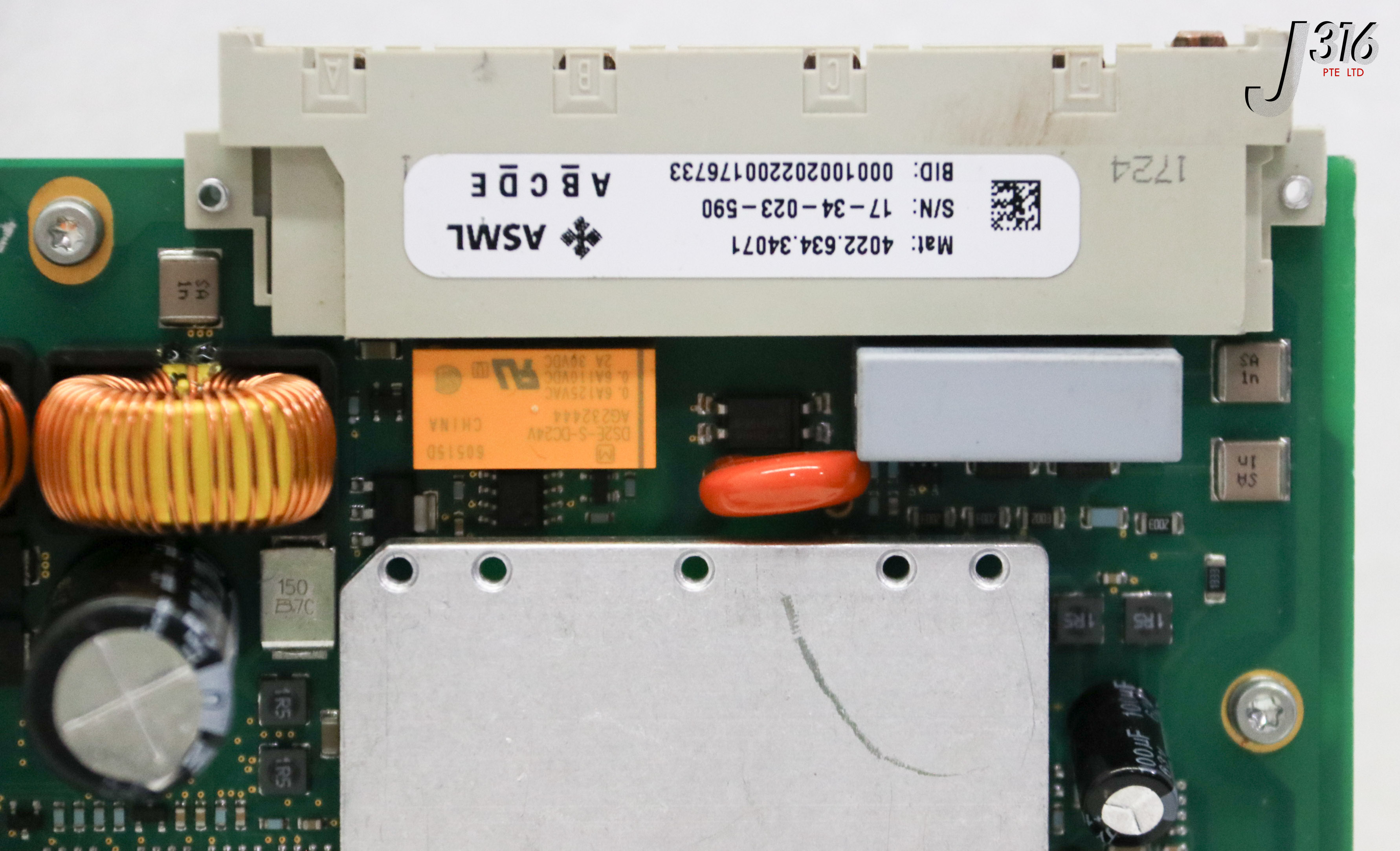 37119 ASML PCB, PAAC 325/14 BOARD ASSY 4022.634.34071 | eBay